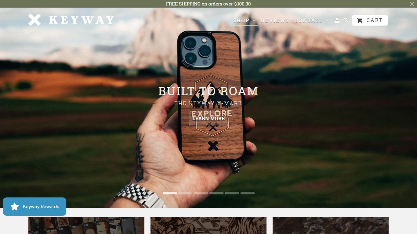 Wood iPhone Cases | Leather iPhone Cases | Keyway