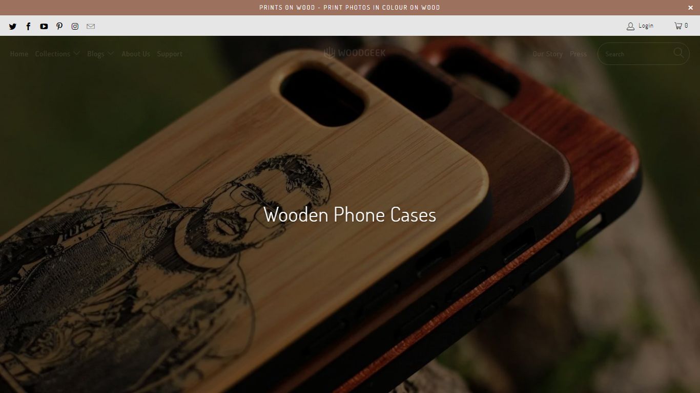 Wooden Phone Cases - usa-woodgeekstore